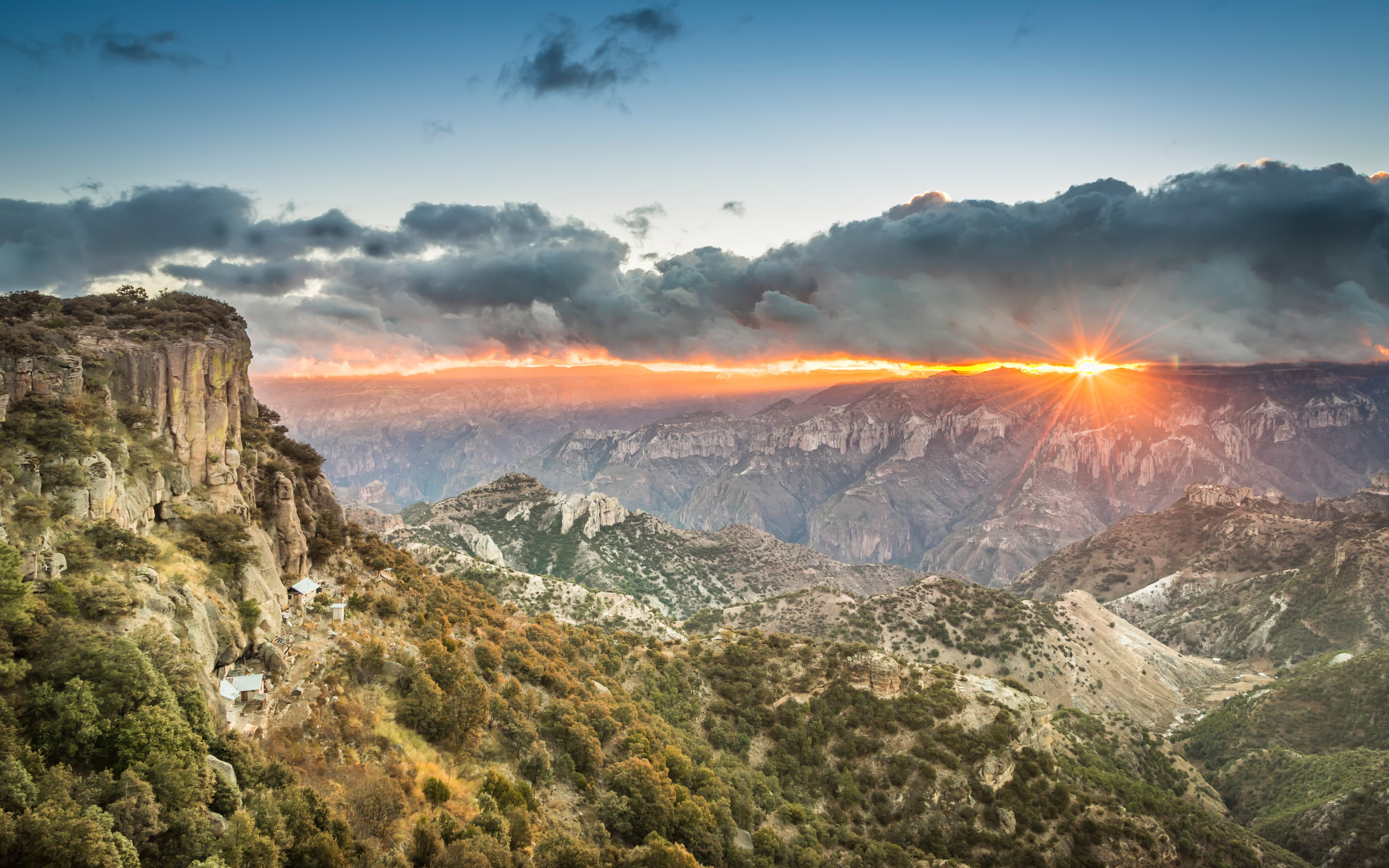Panoramic view of Copper Canyon